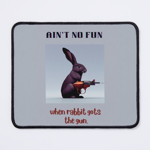 Item preview, Rabbit Got The Gun designed and sold by lifeinspired4u.