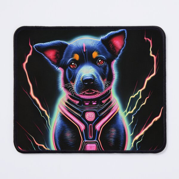 Item preview, #F017: Colorful Neon Puppy Power Sketch designed and sold by FarStarL33.
