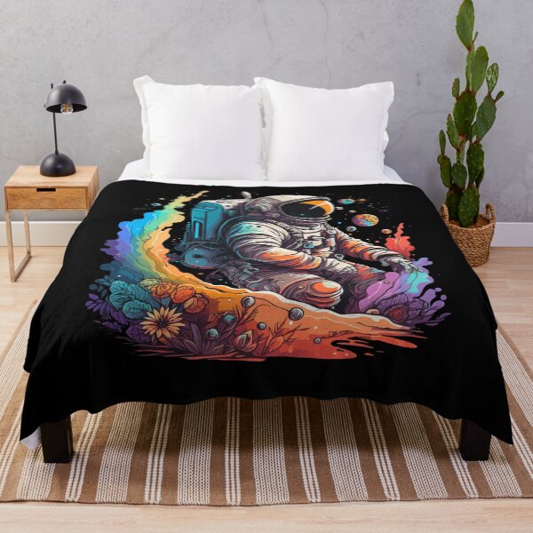 Item preview, Astronaut in Space Colorful Vibrant Psychedelic designed and sold by k3rstman1.