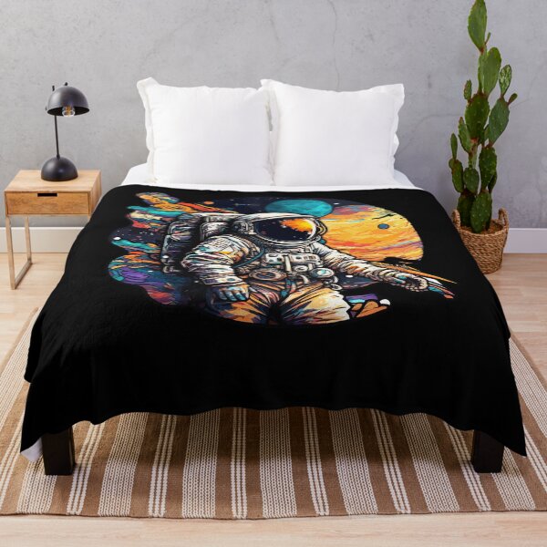 Item preview, Astronaut in Space Colorful Vibrant Psychedelic designed and sold by k3rstman1.