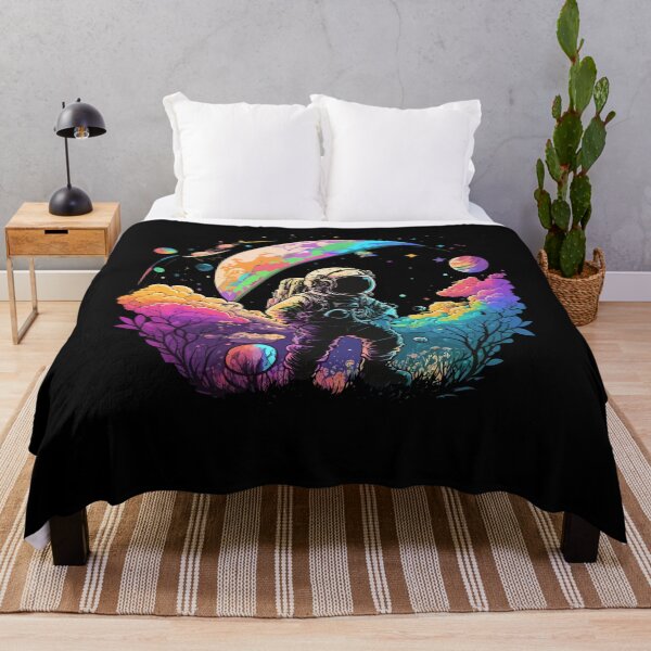 Item preview, Astronaut in Space Colorful Vibrant Psychedelic designed and sold by k3rstman1.