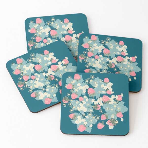 Item preview, Soft Strawberries  designed and sold by BlueDoorStudio.