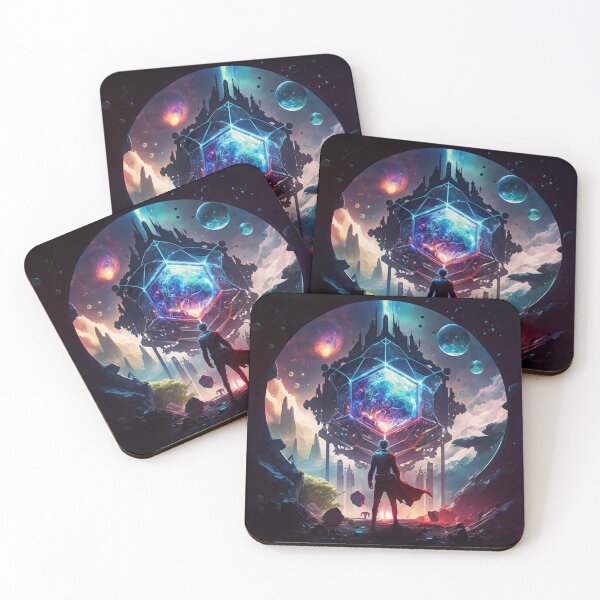 Item preview, Kingdoms of Tritanopia Exploring the Quantum Realm Cyberpunk designed and sold by marcomonge84.