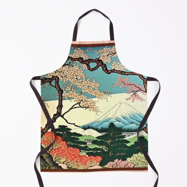 Item preview, Ukiyo-e Cherryblossom trees with Mountain designed and sold by Vaporboy1994.