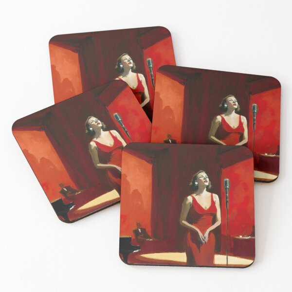 Item preview, Red hot jazz club, vintage art designed and sold by Lonesomefolk.