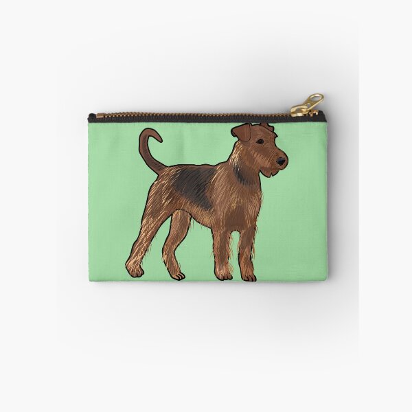 Item preview, Airedale terrier dog cartoon illustration designed and sold by Misscartoon.