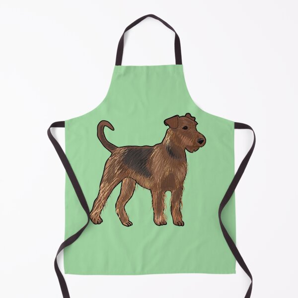 Item preview, Airedale terrier dog cartoon illustration designed and sold by Misscartoon.