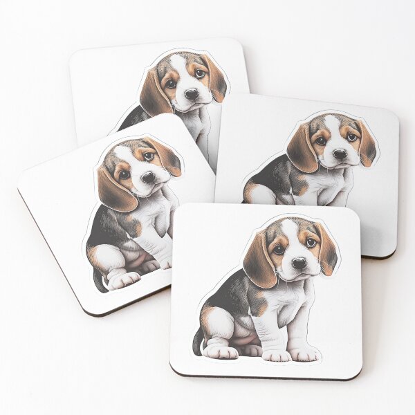 Artikelvorschau, Süßer und kuscheliger Beagle-Welpe entworfen und verkauft von fractalkuzy.