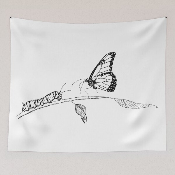 Item preview, Monarchs on a Plant designed and sold by Marian Hayes.