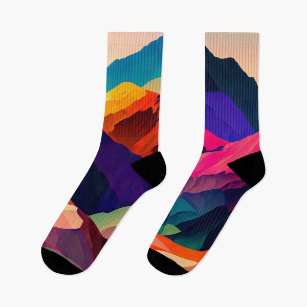 Item preview, Colorful and vibrant mountain range designed and sold by Vela Barrera.