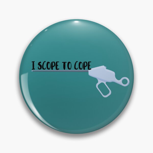 Item preview, I scope to cope endoscope Gastrointestinal Doctor Humor designed and sold by Crafty-Anomaly.
