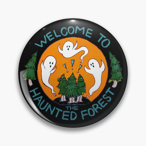 Item preview, Haunted Forest (Teal/Orange) designed and sold by Chaotic Cryptid.