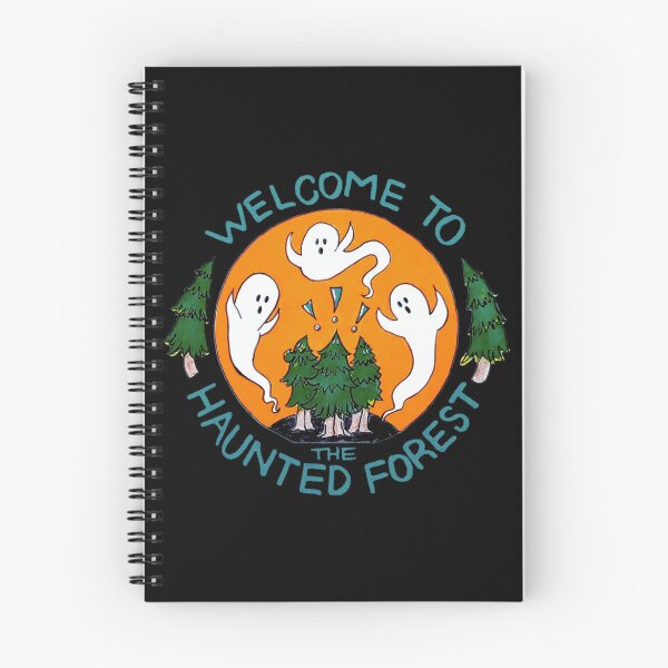 Item preview, Haunted Forest (Teal/Orange) designed and sold by Chaotic Cryptid.