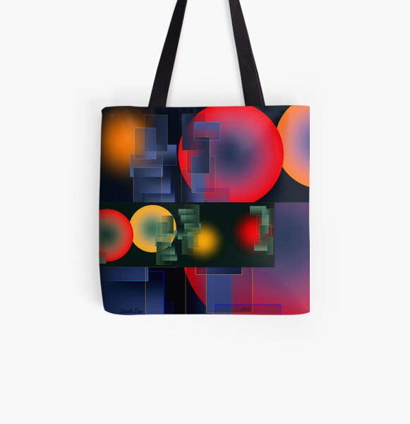 Random thoughts and guided feelings All Over Print Tote Bag