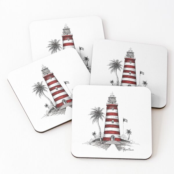 Item preview, Vintage Hope Town Lighthouse Chartwork designed and sold by erlyJohary.