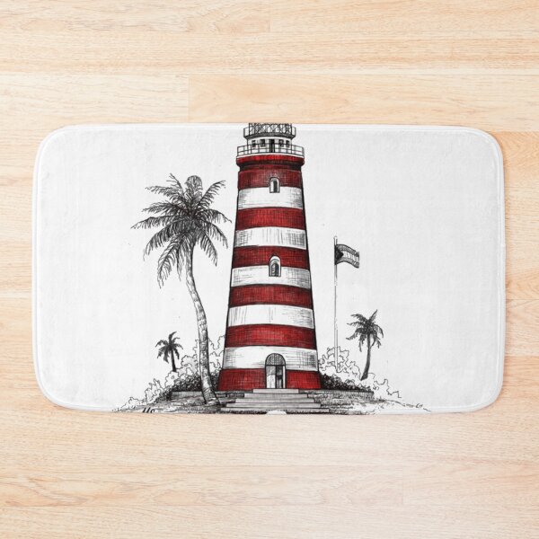 Item preview, Vintage Hope Town Lighthouse Chartwork designed and sold by erlyJohary.