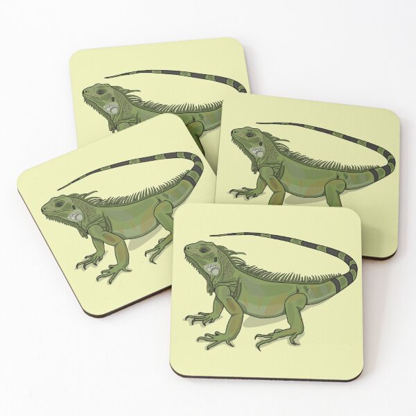 Item preview, Iguana cartoon illustration designed and sold by Misscartoon.