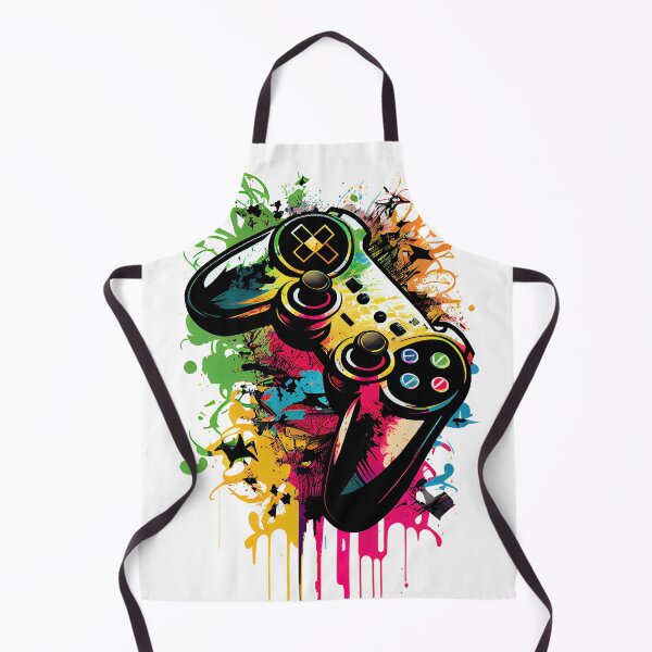 Item preview, Video Game Controller Fun Gamer Paint Splatter Graphic designed and sold by SpookshowDesign.