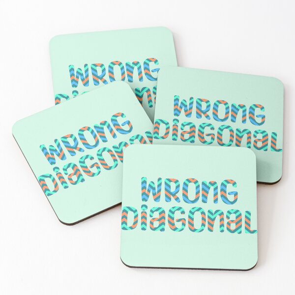 Item preview, Wrong Diagonal Bubble Letters designed and sold by theaadesigns.