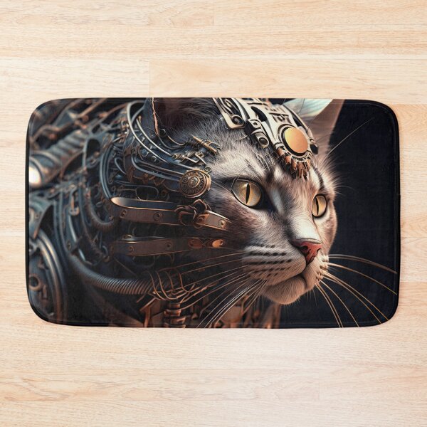 Item preview, robot cat designed and sold by FelpoStore.