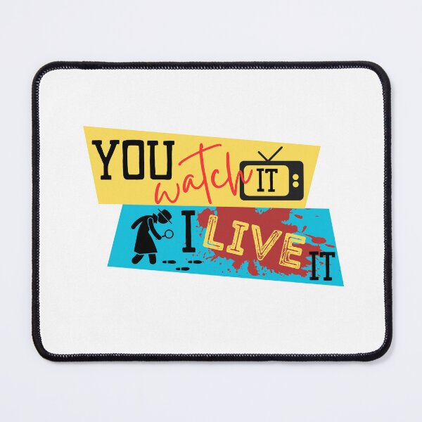 Item preview, You Watch It, I live It Sticker designed and sold by SceneOfTheCrime.
