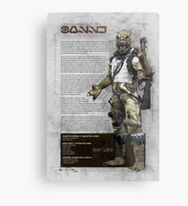 Bossk (Bounty Hunter Series) Metal Print