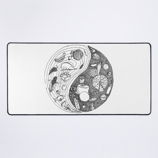 Item preview, Healthy/Unhealthy Yin Yang designed and sold by Marian Hayes.