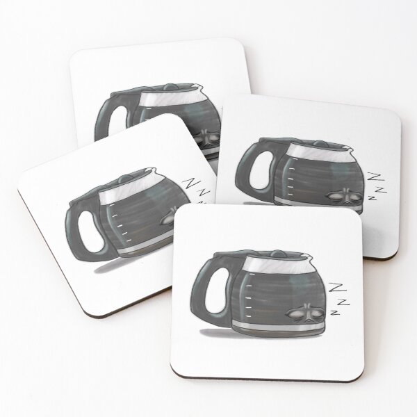Item preview, Sleepy Coffee Pot designed and sold by LivingstonLine.