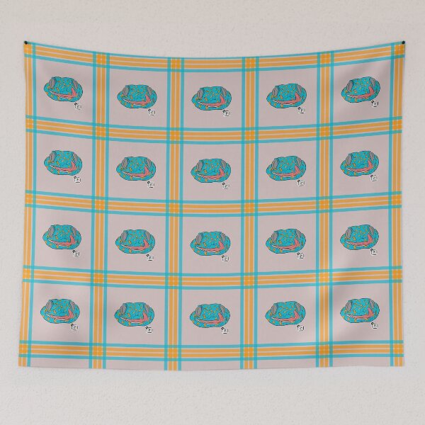 Item preview, Blue and Orange Gecko designed and sold by SonneFaunArt.
