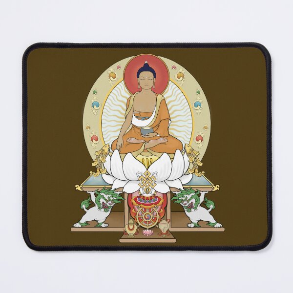 Item preview, Buddha Shakyamuni Thangka Painting designed and sold by ViewerEqualsPhoton.