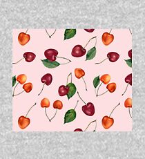 Blush cherries Kids Pullover Hoodie