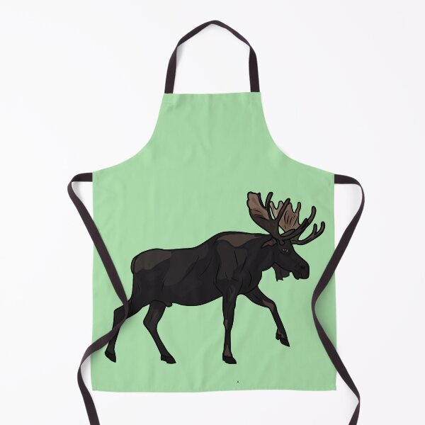 Item preview, Moose cartoon illustration designed and sold by Misscartoon.