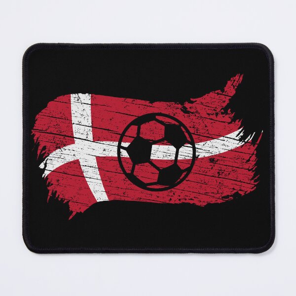 Item preview, Vintage Danish National Flag & Soccer Ball Design Cool Gift For Denmark Lovers Tourists Souvenir Cool National Danish Football Fans Gift designed and sold by FunnySunny T-Shirts.