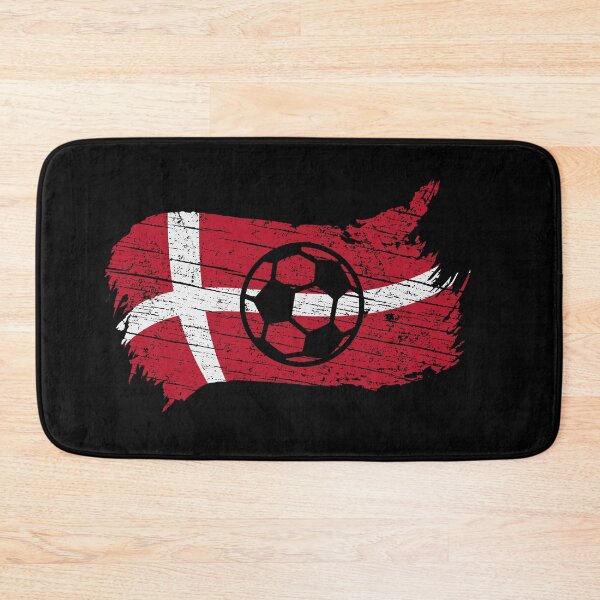Item preview, Vintage Danish National Flag & Soccer Ball Design Cool Gift For Denmark Lovers Tourists Souvenir Cool National Danish Football Fans Gift designed and sold by FunnySunny T-Shirts.