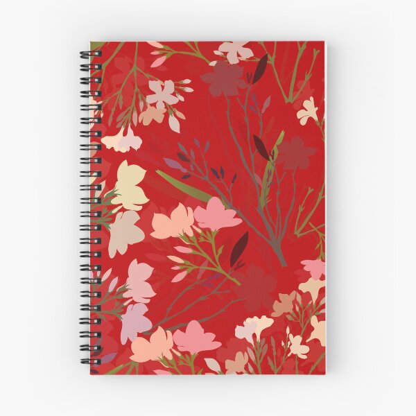 Item preview, patrón floral rojo designed and sold by Print-Designs.