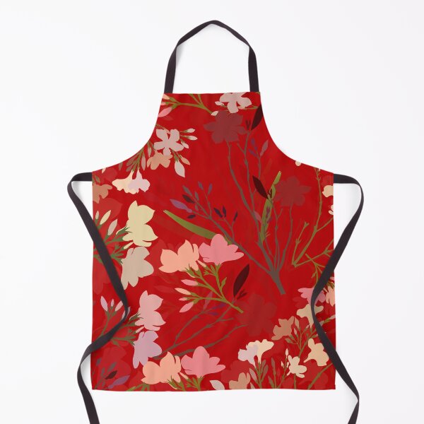 Item preview, Red floral Pattern designed and sold by Print-Designs.