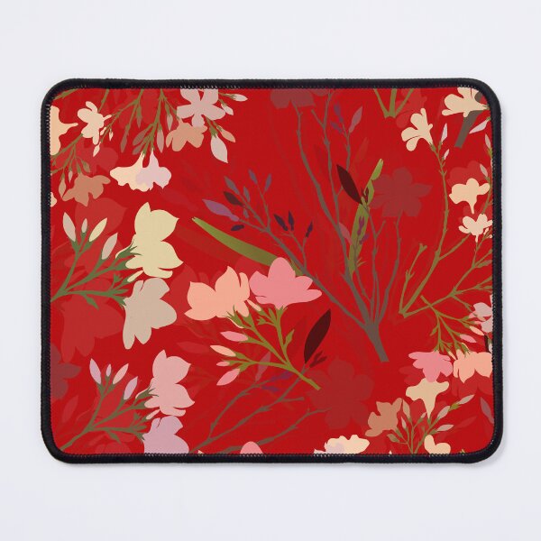 Item preview, Red floral Pattern designed and sold by Print-Designs.