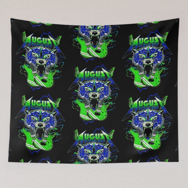 Item preview, auguz burns blue angry wolfie designed and sold by LaviniaHarann.
