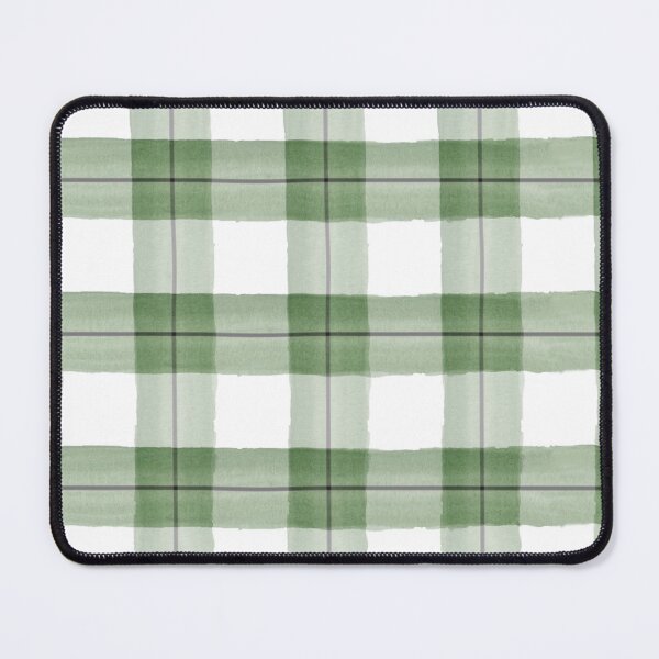 Item preview, Green black and white plaid designed and sold by Daily Miracles.