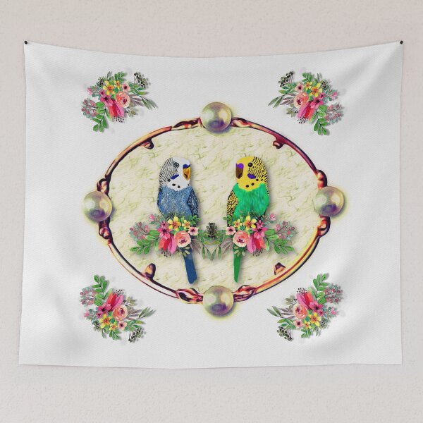 Item preview, Budgerigars aka Parakeets designed and sold by KC Morcom.