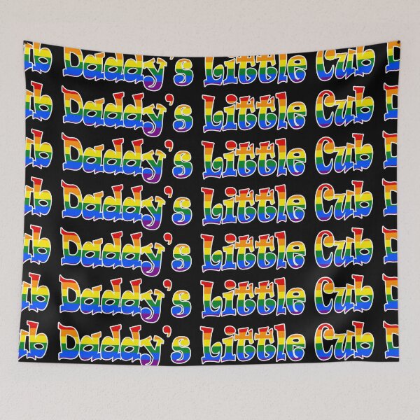 Item preview, Daddy's Little Cub - Rainbow designed and sold by LthrDaddyBear.