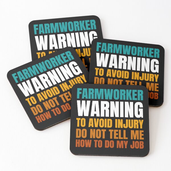 Item preview, Farmworker Warning to Avoid Injury Do Not Tell Me How to Do My Job designed and sold by Crafty-Mornings.