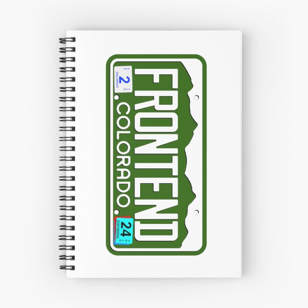Aperçu de l'œuvre Plaque d'immatriculation Colorado - FRONTEND créée et vendue par RonTo.