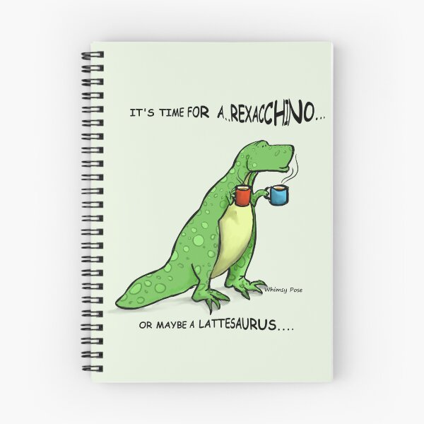 Artikelvorschau, Kaffeezeit rex entworfen und verkauft von Whimsy Pose Illustrations.