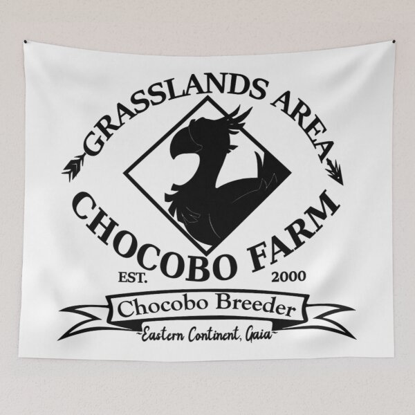 Item preview, Grasslands Area Chocobo Farm (black) designed and sold by SuperNerdyfan.