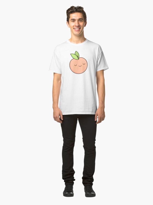 Alternate view of Happy Peach Classic T-Shirt