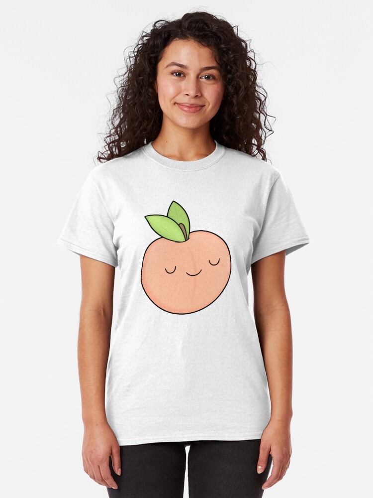 Alternate view of Happy Peach Classic T-Shirt