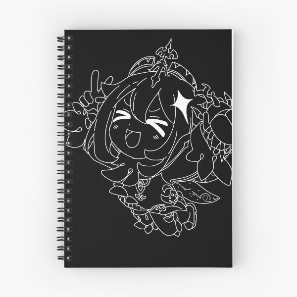 Item preview, Paimon -  Genshin Impact [FLAT OUTLINE- WHITE] designed and sold by itsaiaaa.