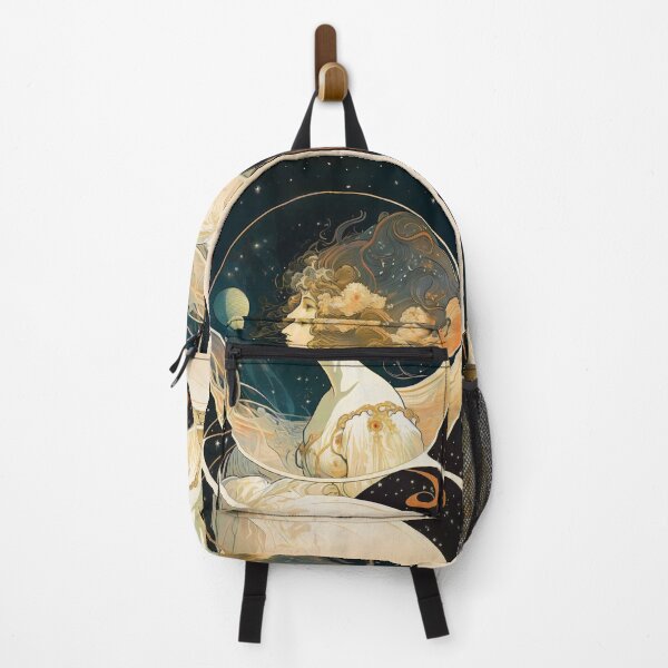 Item preview, Girl In Space Art Nouveau Alphonse Mucha Inspired Design designed and sold by entwithanaxe.