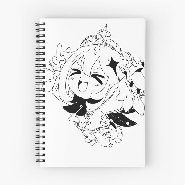 Item preview, Paimon -  Genshin Impact [BLACK OUTLINE] designed and sold by itsaiaaa.